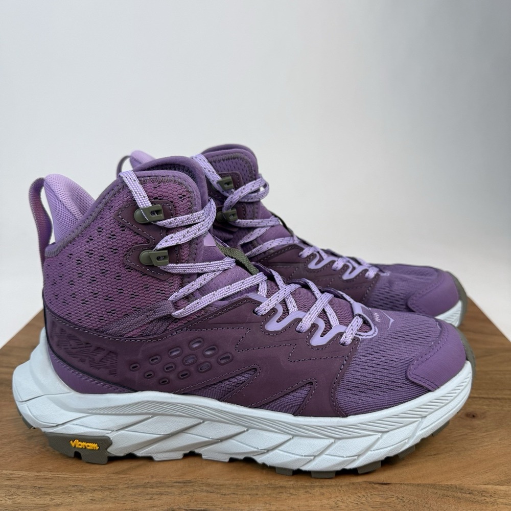 New Womens Hoka Anacapa Breeze Mid Waterproof‎ Hiker Boots Shoes Size 7.5 B